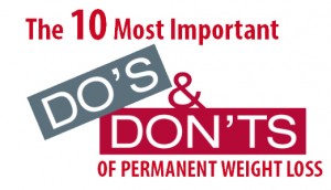 do's and don't of weight loss